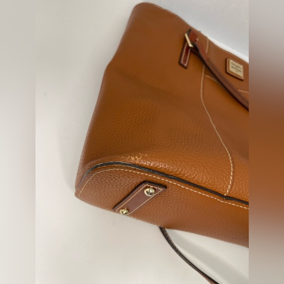 Dooney and Bourke Pebble Grain Small Lexington, Color: CARAMEL - Picture 8 of 15